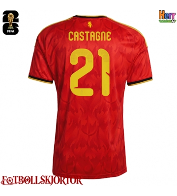 Belgien Timothy Castagne #21 Hemmatröja VM 2026 Kortärmad
